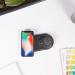 Pixel Arc in-surface power module 1 x UK socket, 1 x TUF (A&C) USB connectors and 10W wireless charger - black PXARC-1-K