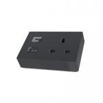 Quark Power Module1 Power & dual fast charge USB A+C - Black QUA-1