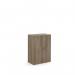 Universal double door cupboard 1090mm high with 2 shelves - Nebraska Oak R1090DNO