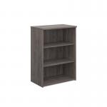 Universal bookcase 1090mm high with 2 shelves - grey oak R1090GO