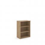 Universal bookcase 1090mm high with 2 shelves - Kendal Oak R1090KO