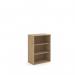 Universal bookcase 1090mm high with 2 shelves - Kendal Oak R1090KO
