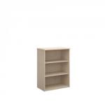 Universal bookcase 1090mm high with 2 shelves - maple