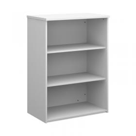 Universal bookcase 1090mm high with 2 shelves - white R1090WH