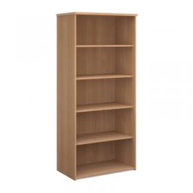 Universal bookcase 1790mm high with 4 shelves - beech R1790B