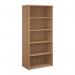 Universal bookcase 1790mm high with 4 shelves - beech R1790B