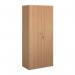 Universal double door cupboard 1790mm high with 4 shelves - beech R1790DB