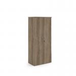 Universal double door cupboard 1790mm high with 4 shelves - Nebraska Oak R1790DNO