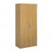 Universal double door cupboard 1790mm high with 4 shelves - oak R1790DO