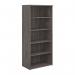 Universal bookcase 1790mm high with 4 shelves - grey oak R1790GO