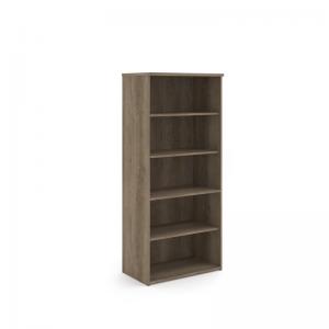 Universal bookcase 1790mm high with 4 shelves - Nebraska Oak R1790NO