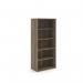 Universal bookcase 1790mm high with 4 shelves - Nebraska Oak R1790NO