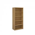 Universal bookcase 1790mm high with 4 shelves - oak R1790O