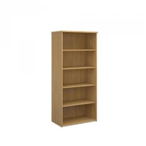 Image of Universal bookcase 1790mm high with 4 shelves - oak R1790O