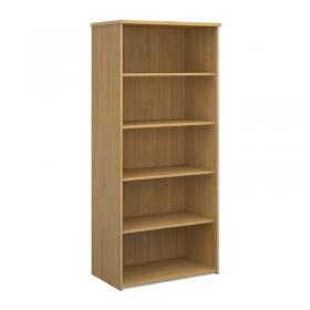 Universal bookcase 1790mm high with 4 shelves - oak R1790O