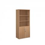 Universal combination unit with open top 1790mm high with 4 shelves - beech R1790OPB