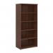 Universal bookcase 1790mm high with 4 shelves - walnut R1790W