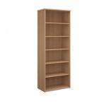Universal bookcase 2140mm high with 5 shelves - beech R2140B