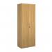 Universal double door cupboard 2140mm high with 5 shelves - oak R2140DO