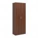 Universal double door cupboard 2140mm high with 5 shelves - walnut R2140DW