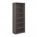 Universal bookcase 2140mm high with 5 shelves - grey oak R2140GO