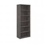 Universal bookcase 2140mm high with 5 shelves - grey oak R2140GO