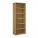 Universal bookcase 2140mm high with 5 shelves - oak R2140O