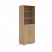 Universal combination unit with open top 2140mm high with 5 shelves - Kendal Oak R2140OPKO