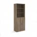 Universal combination unit with open top 2140mm high with 5 shelves - Nebraska Oak R2140OPNO