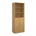 Universal combination unit with open top 2140mm high with 5 shelves - oak R2140OPO