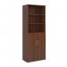 Universal combination unit with open top 2140mm high with 5 shelves - walnut R2140OPW