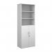 Universal combination unit with open top 2140mm high with 5 shelves - white R2140OPWH