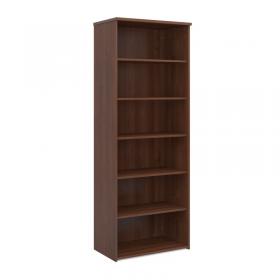 Universal bookcase 2140mm high with 5 shelves - walnut R2140W