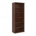 Universal bookcase 2140mm high with 5 shelves - walnut R2140W