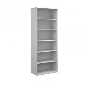 Universal bookcase 2140mm high with 5 shelves - white R2140WH