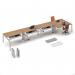 Connex double cable tray - white R2-COU14DCT-WH