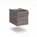 Maestro 25 3 drawer fixed pedestal - grey oak R3FGO