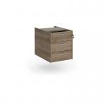Maestro 25 3 drawer fixed pedestal - Nebraska Oak R3FNO