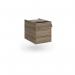 Maestro 25 3 drawer fixed pedestal - Nebraska Oak R3FNO