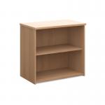 Universal bookcase 740mm high with 1 shelf - beech R740B