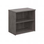 Universal bookcase 740mm high with 1 shelf - grey oak R740GO