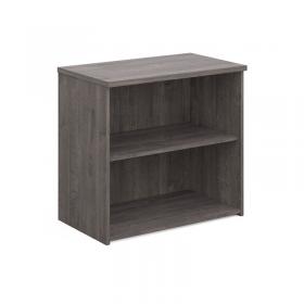 Universal bookcase 740mm high with 1 shelf - grey oak R740GO