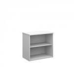 Universal bookcase 740mm high with 1 shelf - white R740WH