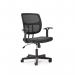 Rhea mesh back task chair with fixed arms RHE300T1-K