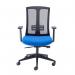 Ronan mesh back operators chair with fixed arms - blue RON300T1-B