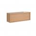 Denver reception straight top unit 1200mm x 350mm - beech RU12H-B