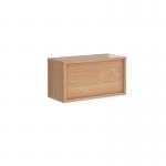 Denver reception straight top unit 800mm x 350mm - beech RU8H-B