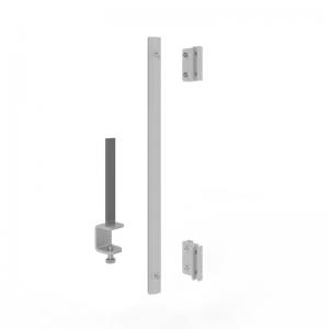 Front mounting screen bracket for aluminium frame screen returns
