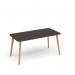 Saxon rectangular worktable with 4 oak legs 1800mm x 800mm - made to order SDR1880