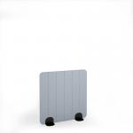 Stripe Acoustic Floor Standing Black Metal Base Legs 1200w 1200h - Light Grey SFSC1200-K-MF-LG